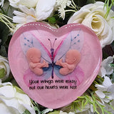 CUSTOM MADE ON TIKTOK LIVE 7.5cm baby loss heart (PLEASE READ DESCRIPTION BEFORE PURCHASING)