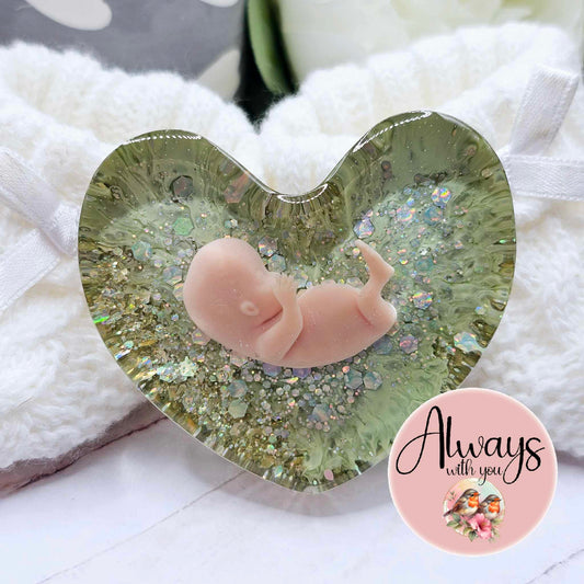 6cm 10 week baby loss heart  (28)