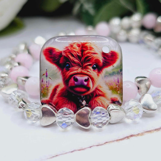 highland cow charm