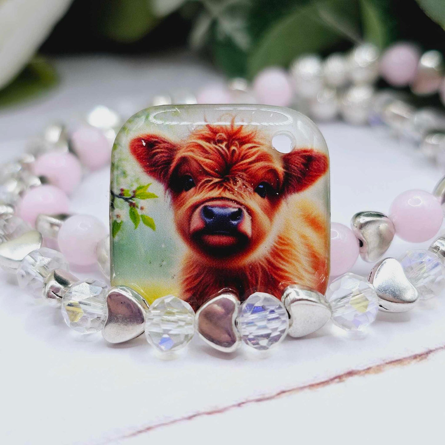 highland cow charm